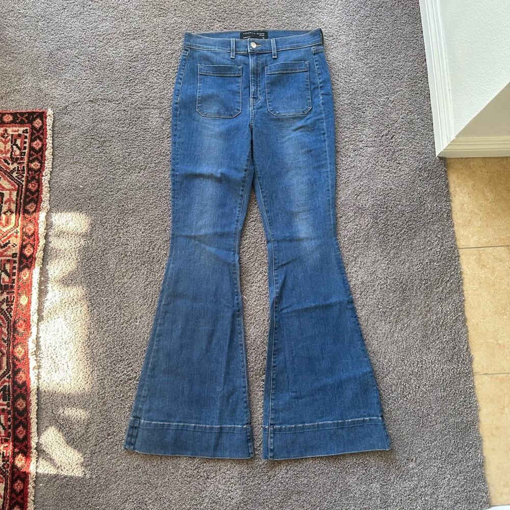 Veronica Beard Sheridan Exaggerated Flare Jeans